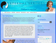 Tablet Screenshot of eternalspringswellness.com